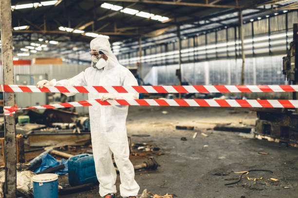 Professional Biohazard technician working in Anderson, SC